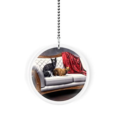 Gotham Decor Cats on The Couch Fan/Light Pull