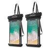 ProCase 2 Pack Waterproof Phone Pouch, Underwater Phone Case Up to 7", Dry Bag for iPhone 17 Air 16 15 14 13 Pro Plus Max, Galaxy S24 S23 S22 Ultra Pixel, Beach Essentials -Black view 1