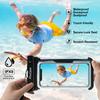 ProCase 2 Pack Waterproof Phone Pouch, Underwater Phone Case Up to 7", Dry Bag for iPhone 17 Air 16 15 14 13 Pro Plus Max, Galaxy S24 S23 S22 Ultra Pixel, Beach Essentials -Black view 3