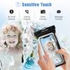 ProCase 2 Pack Waterproof Phone Pouch, Underwater Phone Case Up to 7", Dry Bag for iPhone 17 Air 16 15 14 13 Pro Plus Max, Galaxy S24 S23 S22 Ultra Pixel, Beach Essentials -Black view 4