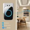 Wireless Doorbell, FullHouse Waterproof Door Bell Kit, Distinguish Front and Rear Doors, Over 1000 feet Range and 60 Chime, 5 Levels Volume and LED Flash, for Home Office Classroom view 4