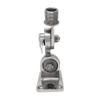 Fishmaster Boat Ratchet Mount Antenna Base for GPS, FM, AM, UHF, VHF - 1"-14" Male Threads, Dual Axis Adjustment, Marine Grade Stainless Steel view 2