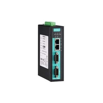 MOXA NPort IA5250A 2-Port RS-232/422/485 Serial Device Server, 10/100MBaseT(X), 1KV Serial Surge