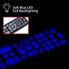 GE Backlit Universal Remote Control for Samsung, Vizio, LG, Sony, Sharp, Roku, Apple TV, RCA, Panasonic, Smart TV, Streaming Players, Blu-Ray, DVD, 4-Device, Black, 40081 Black, Backlit view 4