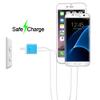 Charging Block, Wall Charger Sicodo 3-Pack Dual Port USB Home Travel Plug view 4