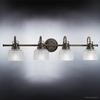 Urban Ambiance Luxury Industrial Chic Bathroom Vanity Light, Large Size: 8.75" H x 35.5" W, with Modern Famrhouse Style Elements, Fashion Bronze Finish, UHP2047, Harlow Collection view 3