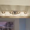 Urban Ambiance Luxury Modern Bathroom Vanity Light, Large Size: 6.75" H x 33" W, with Industrial Chic Style Elements, Polished Chrome Finish and Clear Shade, UHP2622, Costa Mesa Collection view 1