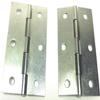 (2) Two Large Swing Hinges or Stay Hinges (Chromed) view 2