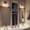Urban Ambiance Luxury Vintage Bathroom Vanity Light, Medium Size: 10.875" H x 15.5" W, with Americana Style Elements, Olde Bronze Finish, UHP2500, Belfast Collection view 2