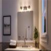 Urban Ambiance Luxury Modern Bathroom Vanity Light, Large Size: 6.75" H x 24" W, with Industrial Chic Style Elements, Polished Chrome Finish and Clear Shade, UHP2621, Costa Mesa Collection view 2