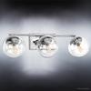 Urban Ambiance Luxury Modern Bathroom Vanity Light, Large Size: 6.75" H x 24" W, with Industrial Chic Style Elements, Polished Chrome Finish and Clear Shade, UHP2621, Costa Mesa Collection view 3