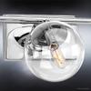 Urban Ambiance Luxury Modern Bathroom Vanity Light, Large Size: 6.75" H x 24" W, with Industrial Chic Style Elements, Polished Chrome Finish and Clear Shade, UHP2621, Costa Mesa Collection view 4