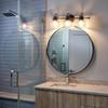 Urban Ambiance Luxury Industrial Chic Bathroom Vanity Light, Large Size: 8.75" H x 26.25" W, with Modern Famrhouse Style Elements, Fashion Bronze Finish, UHP2044, Harlow Collection view 2