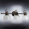 Urban Ambiance Luxury Industrial Chic Bathroom Vanity Light, Large Size: 8.75" H x 26.25" W, with Modern Famrhouse Style Elements, Fashion Bronze Finish, UHP2044, Harlow Collection view 3