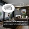 Method Lights Wireless LED Picture Light for Artwork, Rechargeable Ceiling-Mounted Art Light with Remote, Dimmable, Adjustable 2700K7000K, 95+ CRI, Timer view 4