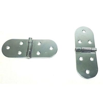 (2) Two Long Swing Hinges or Stay Hinges (Chromed)