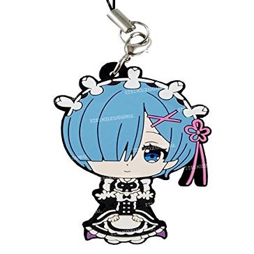 Re:Zero Starting Life in Another World Rem Kneeling Ver. Character Gacha Capsule Rubber Strap Mascot Anime Art