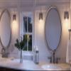 Urban Ambiance Luxury Modern Farmhouse Bathroom Vanity Light, Small Size: 8.38" H x 7" W, with Industrial Chic Style Elements, Brushed Nickel Finish, UHP2455, Bristol Collection view 2