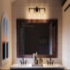 Urban Ambiance Luxury Vintage Bathroom Vanity Light, Large Size: 10.875" H x 33.5" W, with Americana Style Elements, Olde Bronze Finish, UHP2504, Belfast Collection view 2