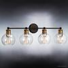 Urban Ambiance Luxury Vintage Bathroom Vanity Light, Large Size: 10.875" H x 33.5" W, with Americana Style Elements, Olde Bronze Finish, UHP2504, Belfast Collection view 3