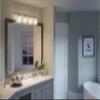 Urban Ambiance Luxury Industrial Chic Bathroom Vanity Light, Large Size: 8.75" H x 35.5" W, with Modern Famrhouse Style Elements, Polished Chrome Finish, UHP2046, Harlow Collection view 2