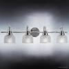 Urban Ambiance Luxury Industrial Chic Bathroom Vanity Light, Large Size: 8.75" H x 35.5" W, with Modern Famrhouse Style Elements, Polished Chrome Finish, UHP2046, Harlow Collection view 3