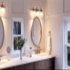 Urban Ambiance Luxury Industrial Chic Bathroom Vanity Light, Large Size: 8.75" H x 26.25" W, with Modern Famrhouse Style Elements, Aged Nickel Finish, UHP2045, Harlow Collection view 2