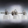 Urban Ambiance Luxury Industrial Chic Bathroom Vanity Light, Large Size: 8.75" H x 26.25" W, with Modern Famrhouse Style Elements, Aged Nickel Finish, UHP2045, Harlow Collection view 3