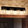 Urban Ambiance Luxury Modern Farmhouse Bathroom Vanity Light, Large Size: 8.625" H x 30.25" W, with Industrial Style Elements, Olde Bronze Finish, UHP2145, Bridgeport Collection view 1