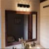 Urban Ambiance Luxury Modern Farmhouse Bathroom Vanity Light, Large Size: 8.625" H x 30.25" W, with Industrial Style Elements, Olde Bronze Finish, UHP2145, Bridgeport Collection view 2