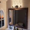 Urban Ambiance Luxury Vintage Bathroom Vanity Light, Large Size: 8" H x 32.25" W, with Modern Farmhouse Style Elements, Olde Bronze Finish, UHP2082, Darlington Collection view 2