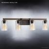 Urban Ambiance Luxury Vintage Bathroom Vanity Light, Large Size: 8" H x 32.25" W, with Modern Farmhouse Style Elements, Olde Bronze Finish, UHP2082, Darlington Collection view 4