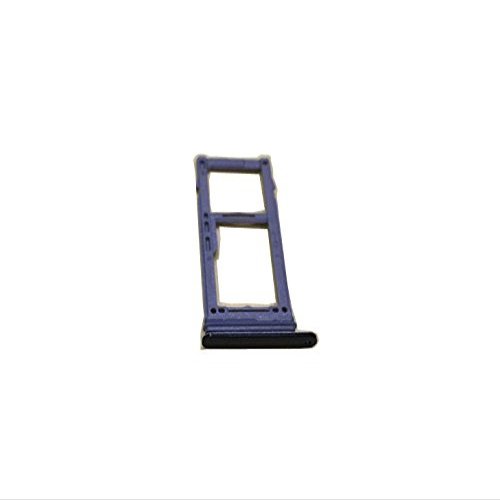 Nano SIM SD TF Card reader Tray Holder Slot Holder Adapter Replacement for samsung Galaxy S9 Plus G965 (Black)