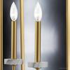 Urban Ambiance Luxury Cosmopolitan Chandelier, Medium Size: 26.5" H x 15" W, with Transitional Style Elements, Palladian Gold Finish and White Silk Shade, UHP2635, Oxford Collection view 4