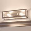 Urban Ambiance Luxury Industrial Chic Bathroom Vanity Light, Medium Size: 4.5" H x 16" W, with Steampunk Style Elements, Stainless Steel Finish, UHP2751 from the Messina Collection view 1