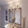 Urban Ambiance Luxury Industrial Chic Bathroom Vanity Light, Medium Size: 4.5" H x 16" W, with Steampunk Style Elements, Stainless Steel Finish, UHP2751 from the Messina Collection view 2