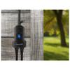 Amped AWPW208 Wireless Wi-Fi Outdoor Smart Plug with 2 Sockets, Compatible with Amazon Alexa or Google Assistant (Sold Separately), Black view 4