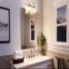 Urban Ambiance Luxury Industrial Chic Bathroom Vanity Light, Medium Size: 8.75" H x 17" W, with Modern Famrhouse Style Elements, Polished Chrome Finish, UHP2040, Harlow Collection view 2