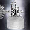 Urban Ambiance Luxury Industrial Chic Bathroom Vanity Light, Medium Size: 8.75" H x 17" W, with Modern Famrhouse Style Elements, Polished Chrome Finish, UHP2040, Harlow Collection view 4