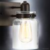 Urban Ambiance Luxury Modern Farmhouse Bathroom Vanity Light, Medium Size: 8.625" H x 13.25" W, with Industrial Style Elements, Olde Bronze Finish, UHP2141, Bridgeport Collection view 4