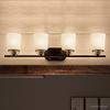 Urban Ambiance Luxury Transitional Bathroom Vanity Light, Large Size: 8.125" H x 32.25" W, with Industrial Chic Style Elements, Olde Bronze Finish, UHP2762 from the Boise Collection view 1