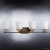 Urban Ambiance Luxury Transitional Bathroom Vanity Light, Large Size: 8.125" H x 32.25" W, with Industrial Chic Style Elements, Olde Bronze Finish, UHP2762 from the Boise Collection view 3