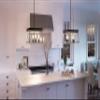Urban Ambiance Luxury Industrial Chic Chandelier, Medium Size: 12" H x 20" W, with Modern Farmhouse Style Elements, Charcoal Finish, UHP2123, Berkeley Collection view 2