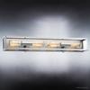 Urban Ambiance Luxury Industrial Chic Bathroom Vanity Light, Large Size: 4.5" H x 30" W, with Steampunk Style Elements, Stainless Steel Finish, UHP2752 from the Messina Collection view 3