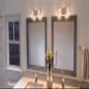 Urban Ambiance Luxury Modern Bathroom Vanity Light, Medium Size: 6.75" H x 15" W, with Industrial Chic Style Elements, Polished Chrome Finish, UHP2620, Costa Mesa Collection view 2