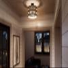 Urban Ambiance Luxury Modern Farmhouse Ceiling/Pendant Light, Medium Size: 13.5" H x 17" W, with Rustic Style Elements, Charcoal Finish, UHP2470, Adelaide Collection view 2
