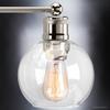 Urban Ambiance Luxury Vintage Bathroom Vanity Light, Large Size: 10.875" H x 24.5" W, with Americana Style Elements, Polished Nickel Finish, UHP2503, Belfast Collection view 4