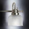 Urban Ambiance Luxury Industrial Chic Bathroom Vanity Light, Large Size: 8.75" H x 35.5" W, with Modern Famrhouse Style Elements, Aged Nickel Finish, UHP2048, Harlow Collection view 4