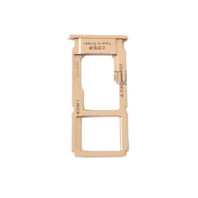 SIM Card Tray Micro SD Card Holder Slot Adapter Replacement Repair Parts for OPPO R11 (Red)
