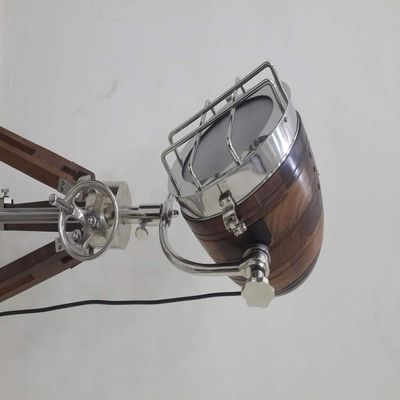 THOR INSTRUMENTS Beautiful Home Decor Spot Light Nautical Wooden Table Lamp Decor Rustic Vintage Home Decor Gifts